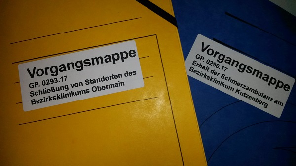 Landtagsabgeordneter Baumgrtner empfiehlt, dass die Petitonen zum Bezirksklinikum Kutzenberg Wrdigung erfahren.